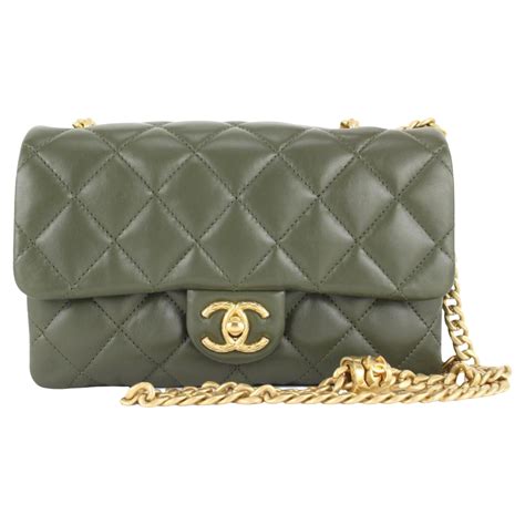 army green chanel bag|green chanel purse.